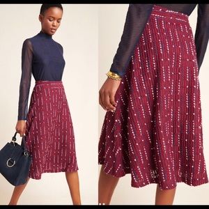 Anthropologie Maeve “The Anisa” Midi Skirt
